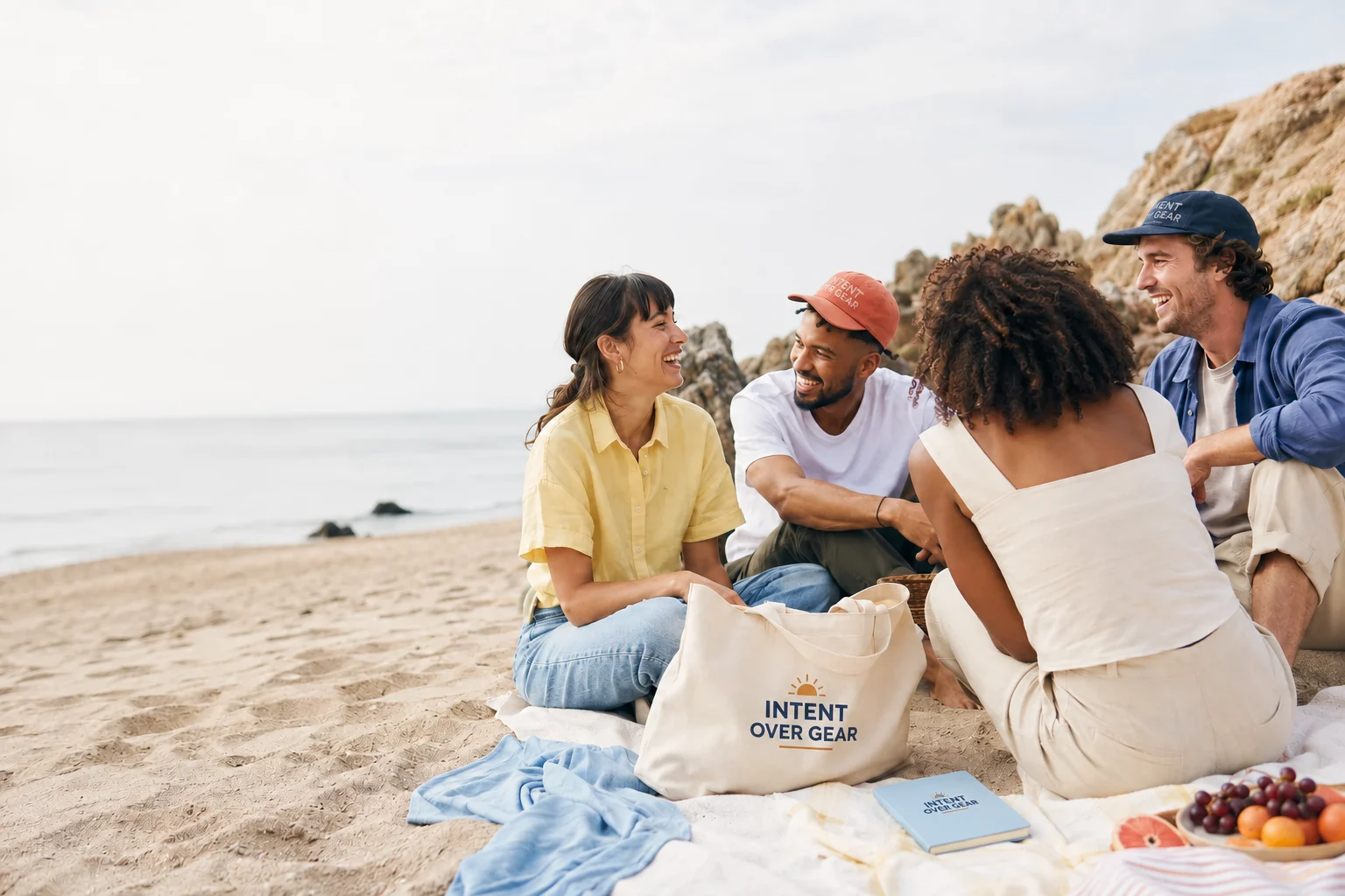 Beach day with friends